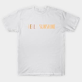 Hello Sunshine Text T-Shirt